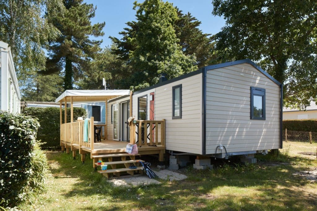 2-bedroom mobile home rental for 6 people at Au Soir d'Eté campsite in Mesquer, Loire-Atlantique